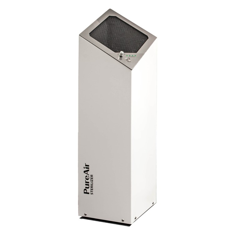 Oczyszczacz powietrza PureAir UV-C - Biały - Profesjonalny Przepływowy Sterylizator Oczyszczacz Powietrza