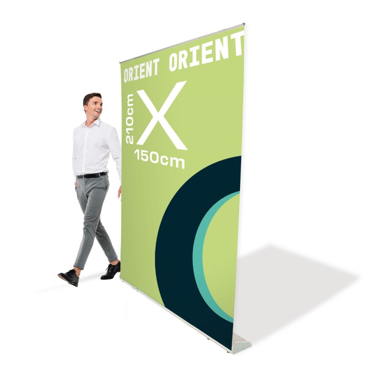 Rollup Orient 150 x 210 cm stojak reklamowy rozwijany z opcją wydruku