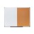 Tablica korkowa / aluminiowa 90 x 120 cm biała tablica suchościeralna tablica korkowa do urzędu szkoły biura do pisania markerem pisakiem suchościeralnym