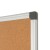 Tablica korkowa / aluminiowa 90 x 120 cm biała tablica suchościeralna tablica korkowa do urzędu szkoły biura do pisania markerem pisakiem suchościeralnym