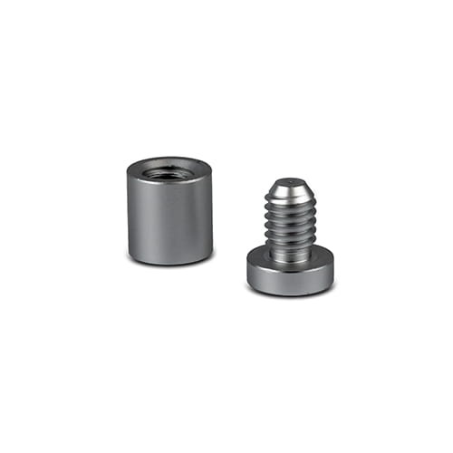 Dystans montażowy 19mm Ø Aluminium Srebrna Satyna 19x25