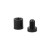 Dystans montażowy 19mm Ø Aluminium Czarny 19x19