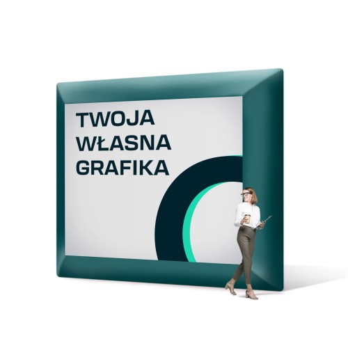 Ścianka Reklamowa Airwall Nadmuchiwana Zewnętrzna 500 x 400cm - Ekran pneumatyczny z nadrukiem indywidualnym