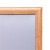 Ramka zatrzaskowa A4 (21 x 29,7 cm) aluminiowa w kolorze drewna z ostrym narożnikiem rama ramka plakatowa OWZ ścienna na plakat na zdjęcia profil 25 mm