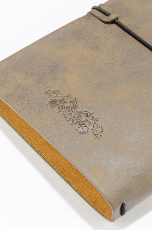 Notes RETRO A5 brązowy