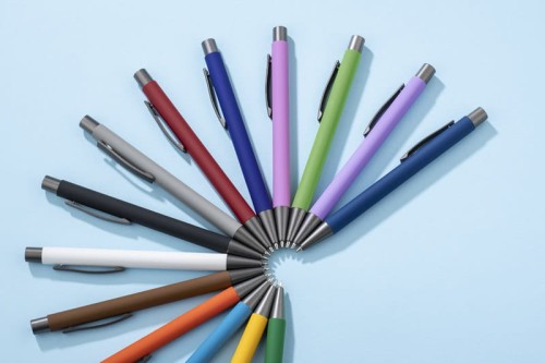 Długopis GOMA czarny wkład niebieski