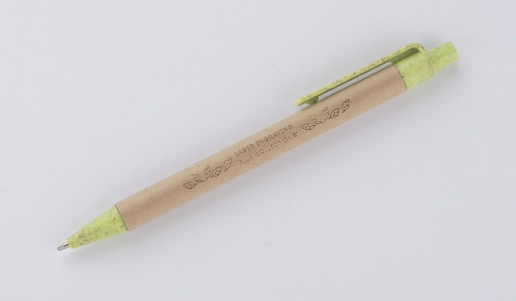 Długopis papierowy TIKO zielony jasny