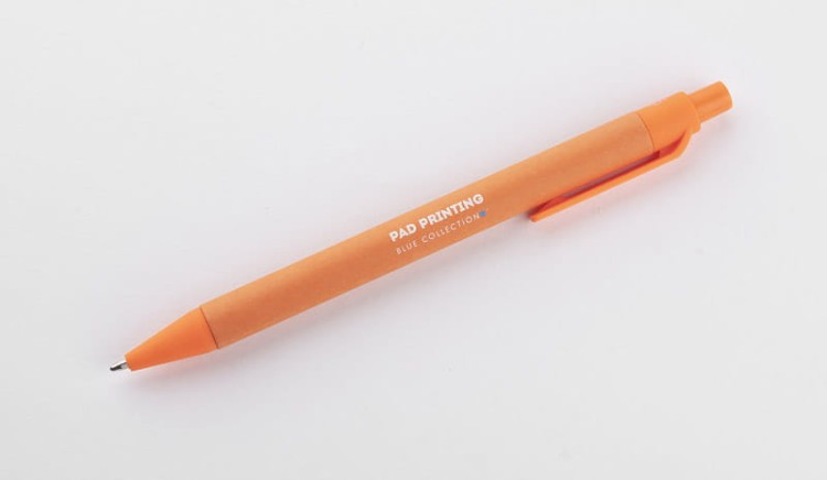 Długopis papierowy POLI pomarańczowy