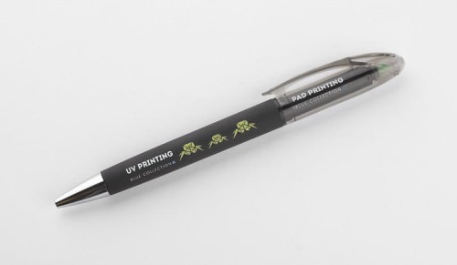 Długopis z zakreślaczem HILIG zielony jasny