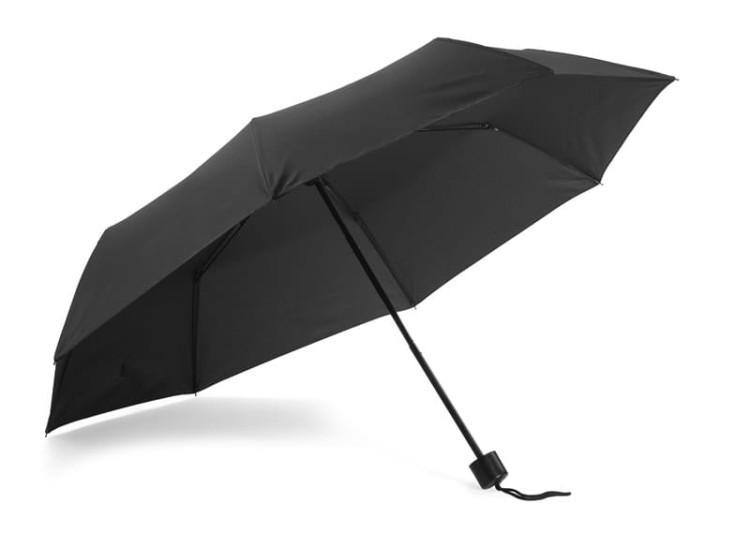 Worek na sznurkach z parasolem RAINY czarny