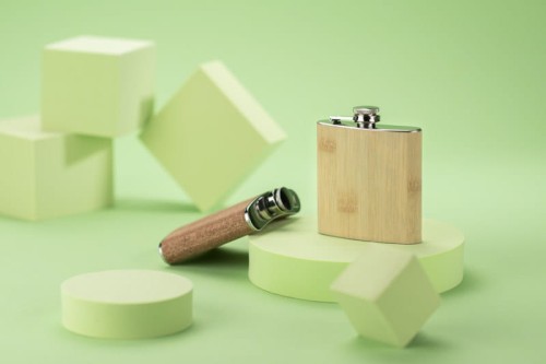 Piersiówka RIDLEY 200 ml beżowy (naturalny)