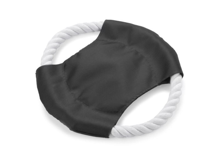 Frisbee dla psa RINGO czarny z logo