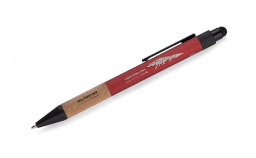 Długopis z touch pen BOSAY czerwony