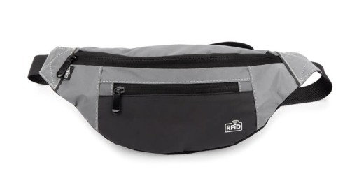 Torebka biodrowa rPET MARTE popielaty (szary)