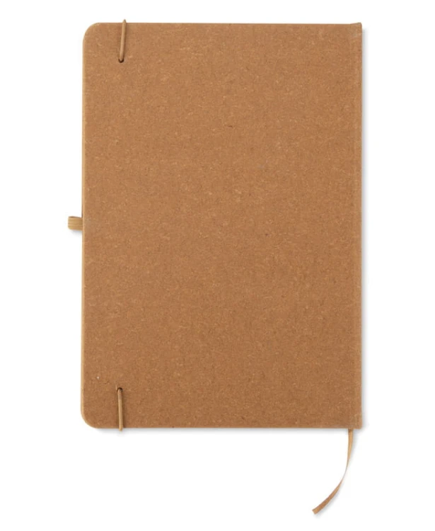 Notes z recyklingowanego PU, GLITZO A5 brązowy