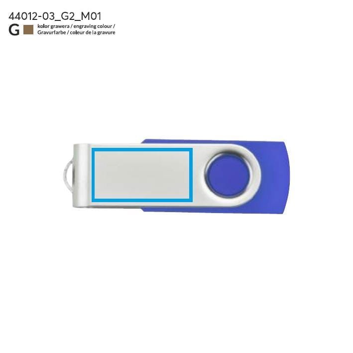 Pamięć USB TWISTER 16 GB niebieski