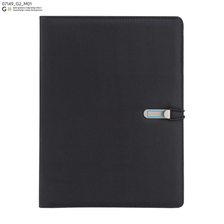 Teczka konferencyjna HOOK A4 czarny