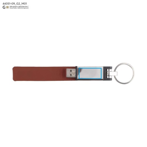 Pamięć USB BUDVA 8 GB brązowy