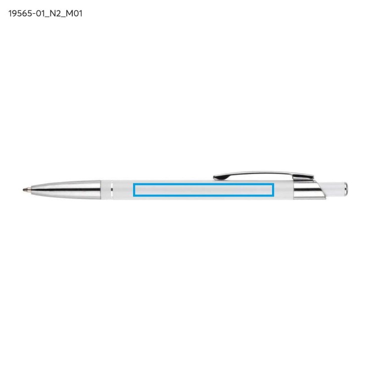 Długopis SLIM biały