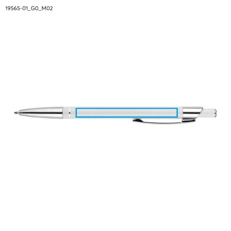 Długopis SLIM biały