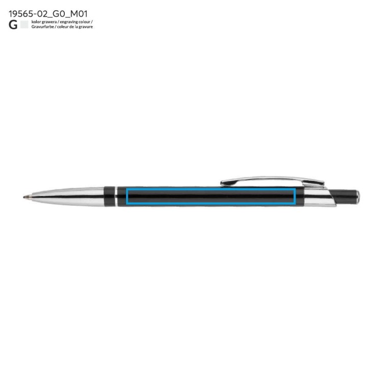 Długopis SLIM czarny