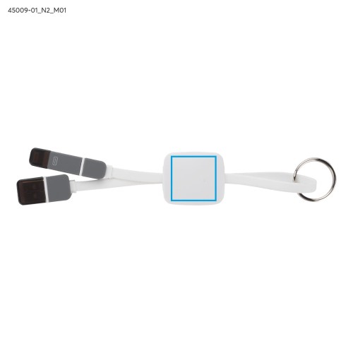 Kabel USB 2 w 1 MOBEE biały