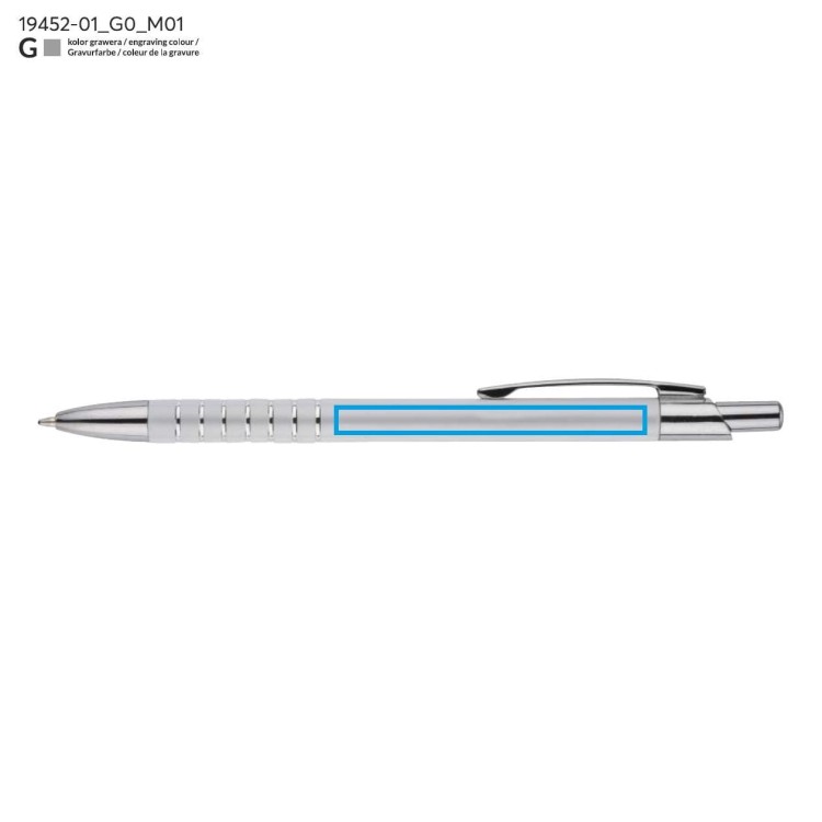 Długopis RING biały