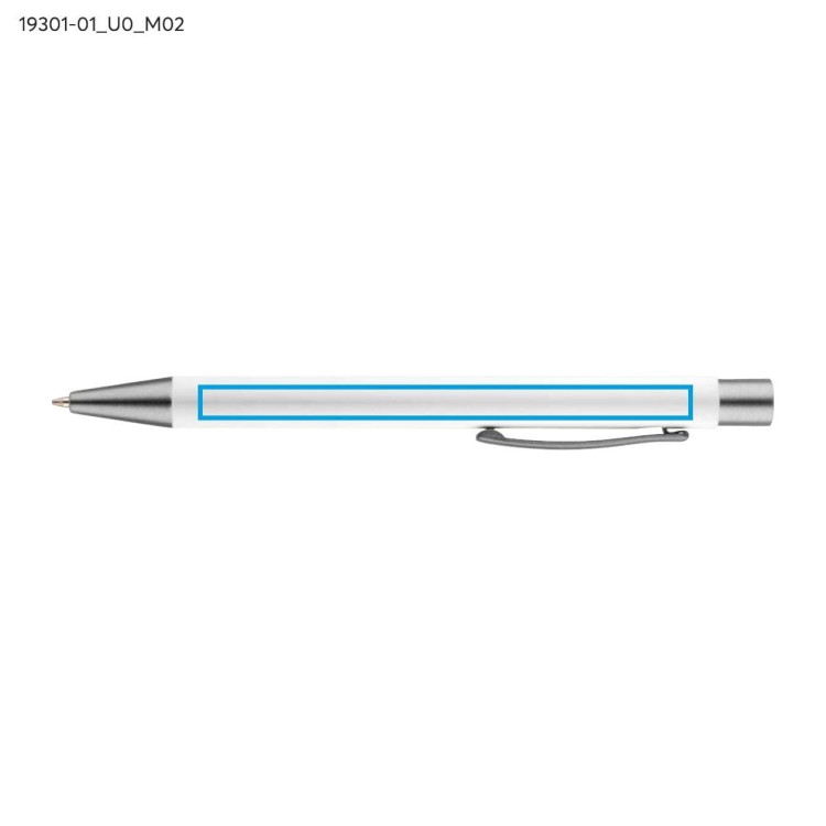 Długopis GOMA czarny wkład biały