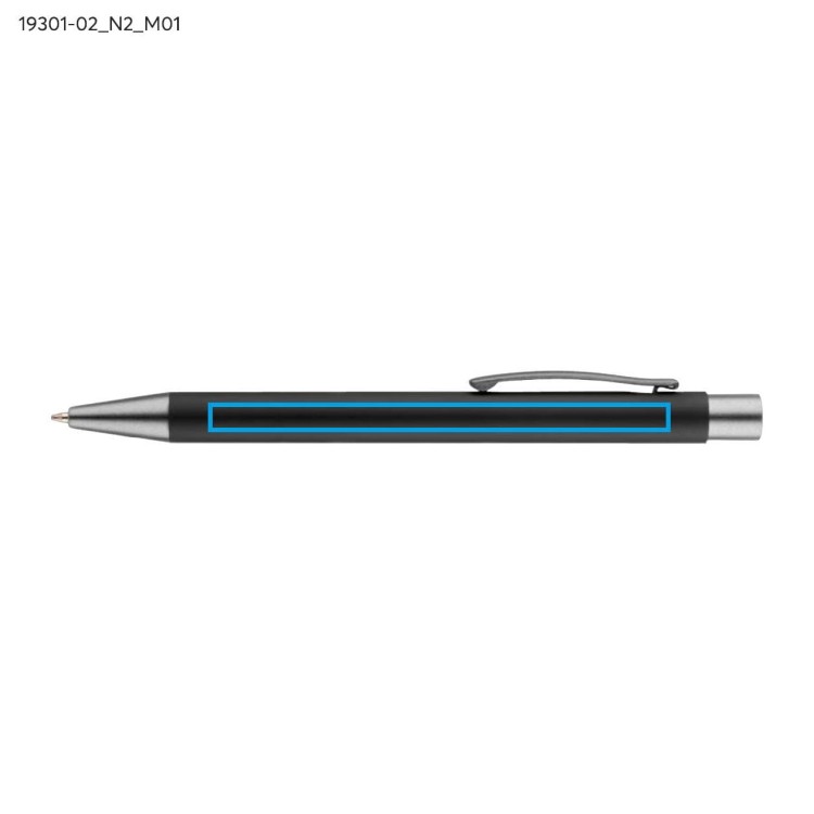 Długopis GOMA czarny wkład czarny