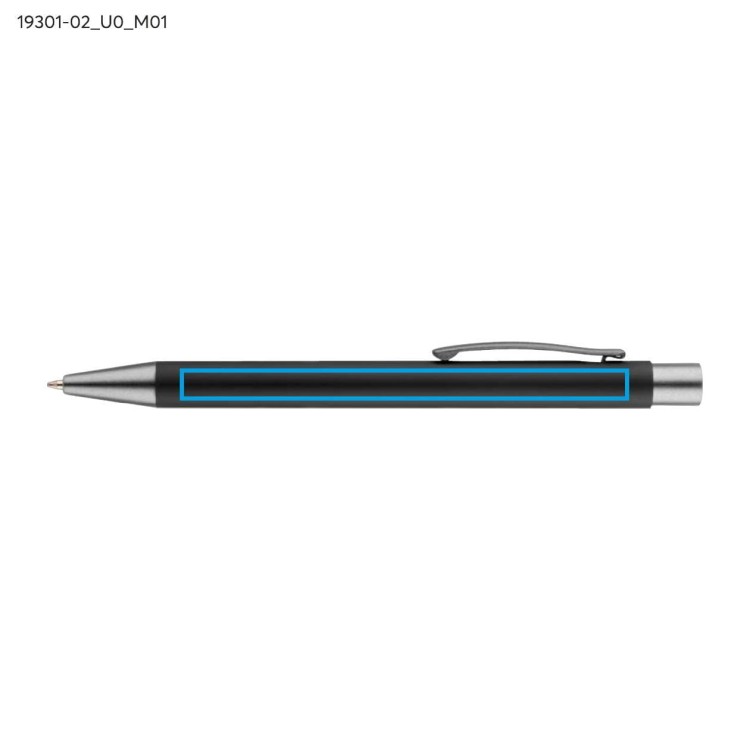 Długopis GOMA czarny wkład czarny