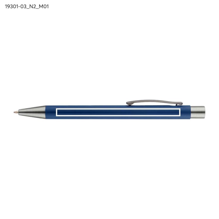 Długopis GOMA czarny wkład niebieski