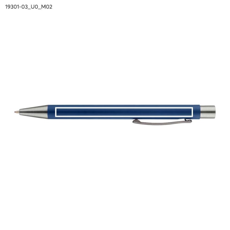 Długopis GOMA czarny wkład niebieski