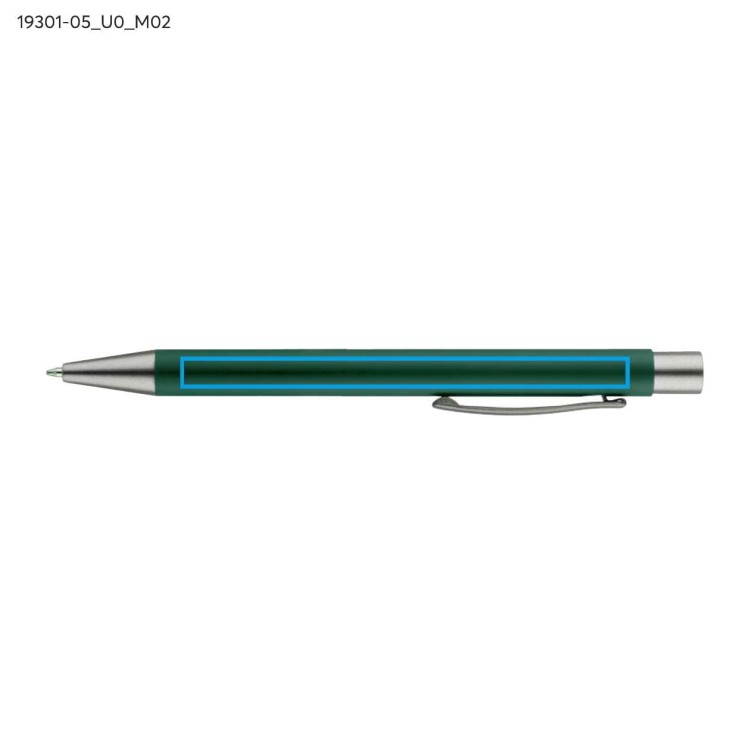 Długopis GOMA czarny wkład zielony