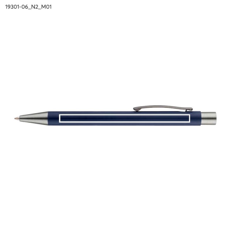 Długopis GOMA czarny wkład granatowy