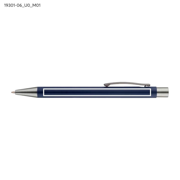 Długopis GOMA czarny wkład granatowy