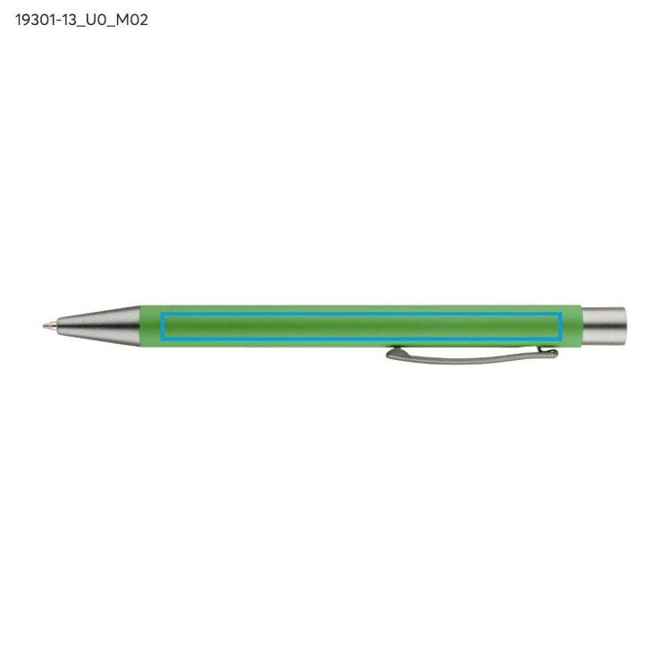 Długopis GOMA czarny wkład zielony jasny