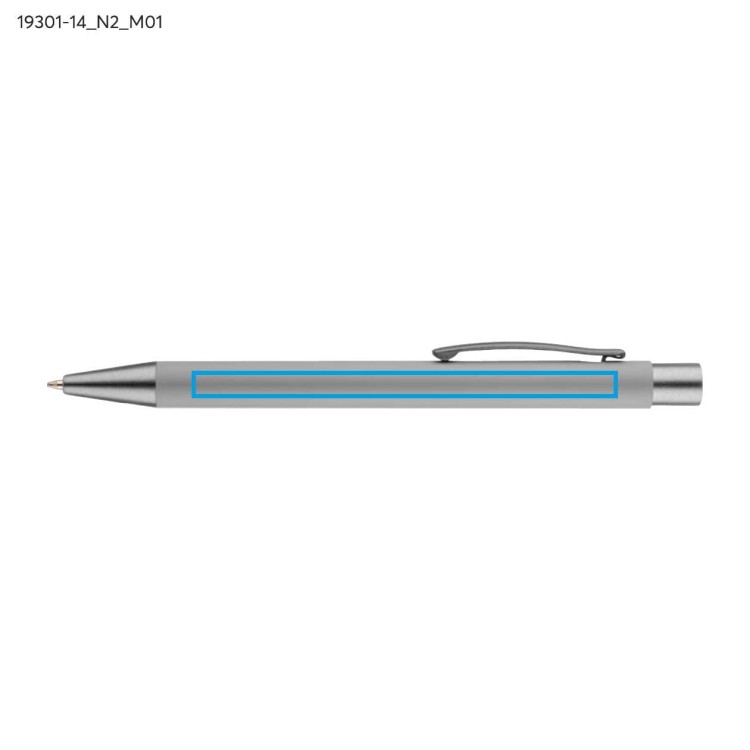 Długopis GOMA czarny wkład popielaty (szary)