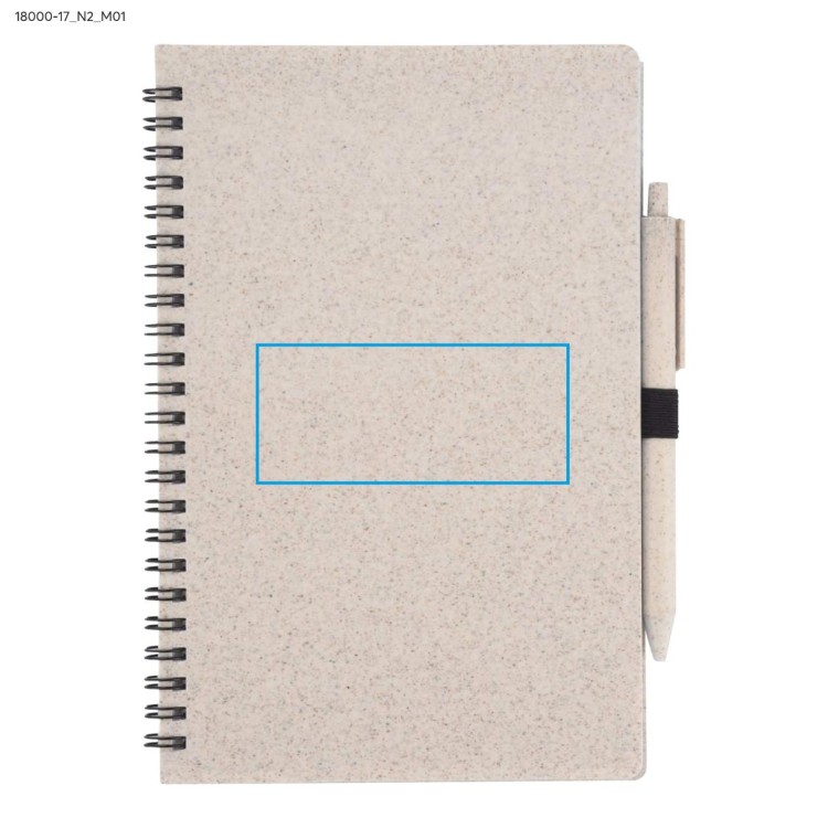 Notes z długopisem TRESA A5 beżowy (naturalny)