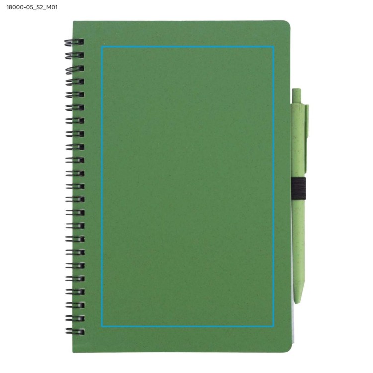 Notes z długopisem TRESA A5 zielony