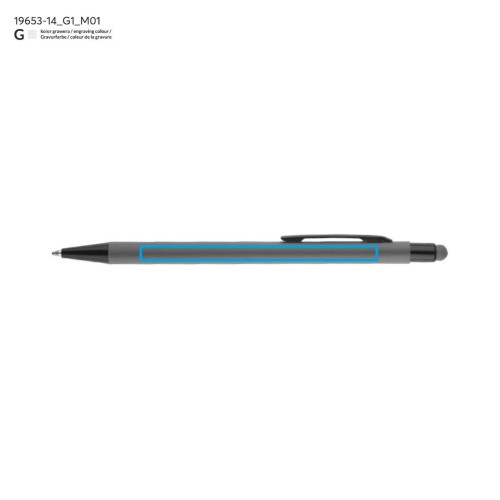 Długopis touch PRIM popielaty (szary)