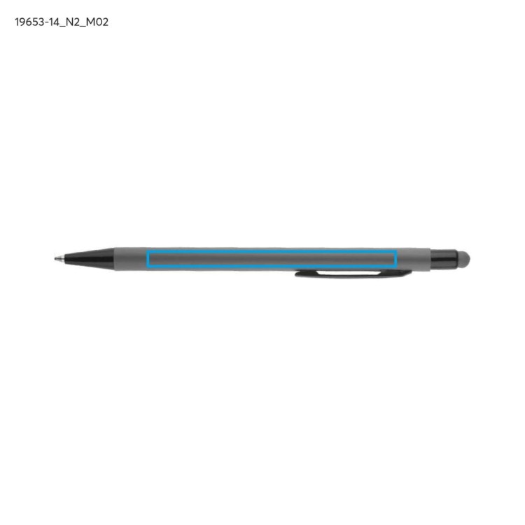 Długopis touch PRIM popielaty (szary)