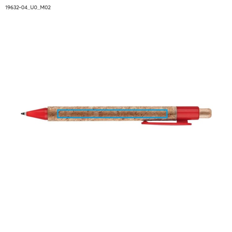 Długopis KORTE czerwony