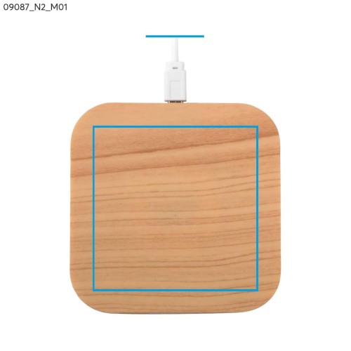 Ładowarka indukcyjna LINO beżowy (naturalny)