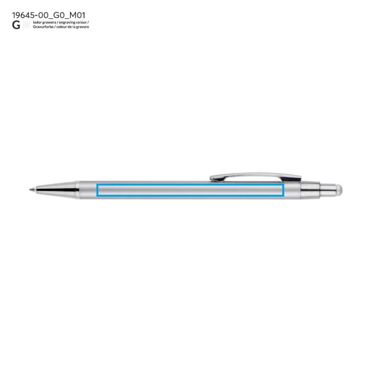 Długopis touch DAWEI srebrny