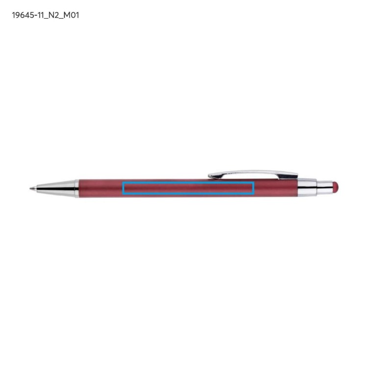 Długopis touch DAWEI bordowy