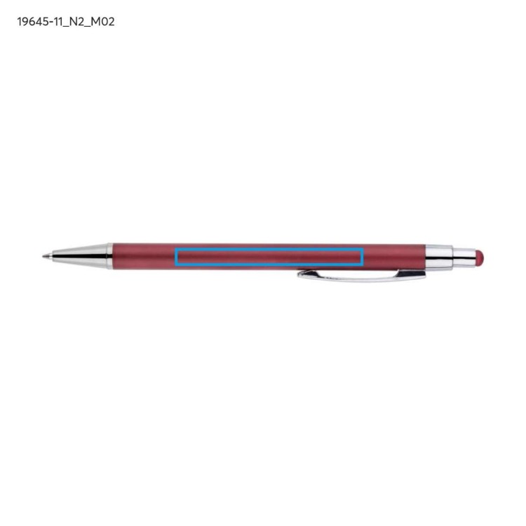 Długopis touch DAWEI bordowy