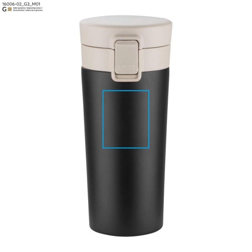 Kubek termiczny STAR 350 ml czarny