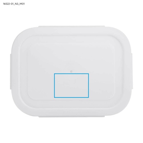 Pojemnik szklany LASO 500 ml biały