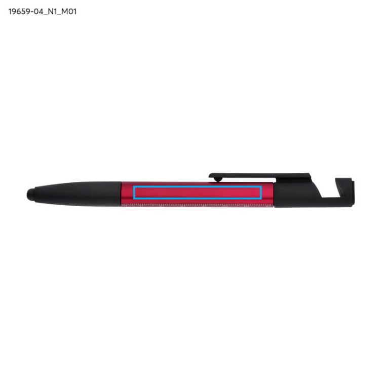 Długopis touch SET czerwony