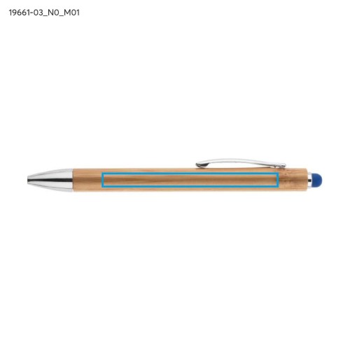 Długopis touch bambusowy TUSO niebieski